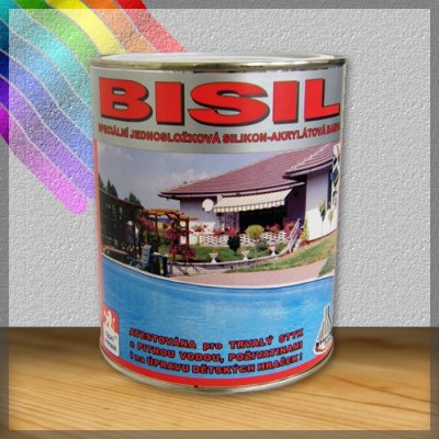 Biopol Paints Bisil silikon-akryl email 0464 modrý 3,5 kg – Hledejceny.cz