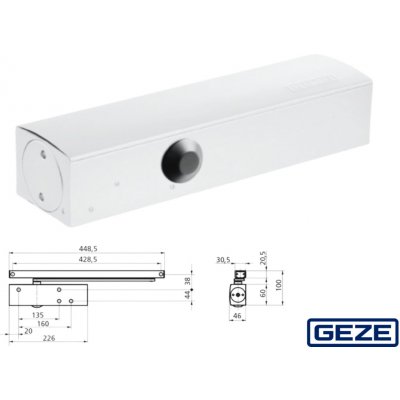 Geze TS 3000 028350 RAL 9016 bílá – Hledejceny.cz