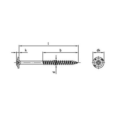 Nerezový vrut Art. 9250 A4 8,0X260/80 TX40 – Hledejceny.cz
