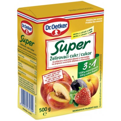 Dr.Oetker Cukr želírovací Super 3:1 500 g – Sleviste.cz