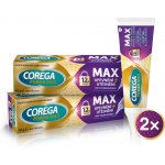 Corega Power max upevnění + utěsnění fixační krém 2 x 40 g – Zboží Dáma