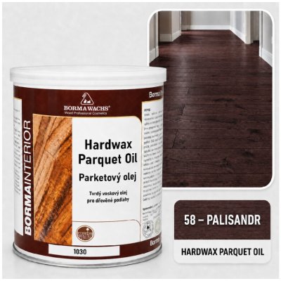 Borma Wachs Hardwax Parkett oil 1 l palisandr – Hledejceny.cz