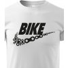 Dětské tričko dětské tričko pro cyklisty BIKE, bílá