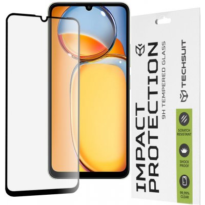 Techsuit 111D celolepicí sklo Xiaomi Redmi 13C Poco C65 Black 146641 – Zboží Živě