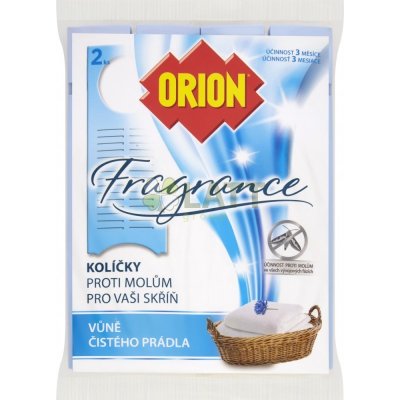 Orion Fragrance proti molům vůně čistého prádla 2ks – Zbozi.Blesk.cz