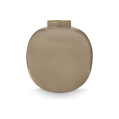 Pip Studio kovová váza Khaki 23 cm – Hledejceny.cz