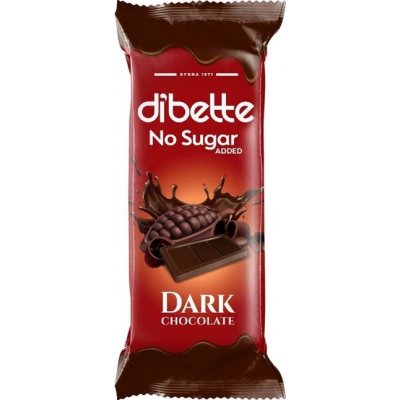 Dibette Hořká čokoláda se sladidlem 20 g