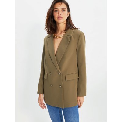 Trendyol Khaki dámské oversize sako