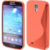 Pouzdro a kryt na mobilní telefon Samsung Pouzdro S Case Samsung Galaxy S4 oranžové