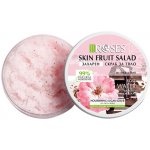 Agiva Cosmetics Nature of Agiva přírodní cukrový scrub/peeling 2v1 s růžovou vodou, jogurtem a čokoládou 200 ml – Zboží Dáma