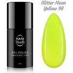 NANI Gel lak Amazing line Glitter Neon Yellow 5 ml – Sleviste.cz