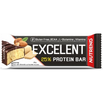 Nutrend Excelent Protein Bar marcipán s mandlemi 40 g