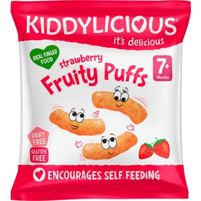 Kiddylicious ovocné křupky jahodové 10 g – Zboží Dáma
