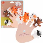 RKToys Gumový maňásek na prsty Zvířátka 5 ks – Zboží Dáma