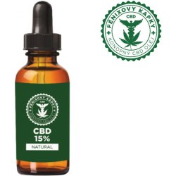 Fénixovy kapky CBD olej 15% bez aroma 10 ml