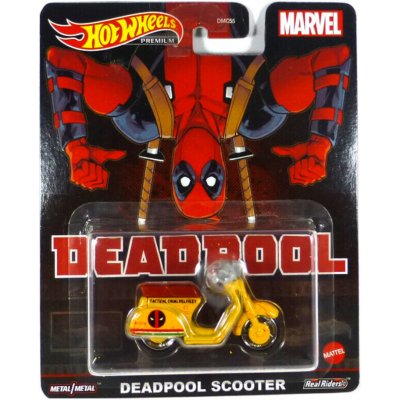 Mattel Hot Weels Premium Marvel Deadpool Scooter – Zbozi.Blesk.cz