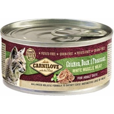 Carnilove White Mus Meat Duck&Pheasant Cats 100 g