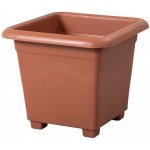 Nohel Garden květináč QUATTRO plastový terakota 30x30 cm – Zboží Mobilmania