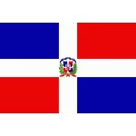 Státní vlajka Dominikánská republika tištěná venkovní Alerion – Sleviste.cz