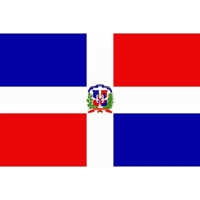 Státní vlajka Dominikánská republika tištěná venkovní Alerion – Sleviste.cz