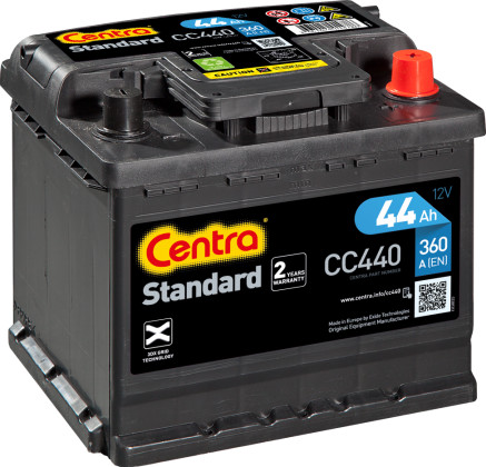 Centra Standard 12V 44Ah 360A CC440