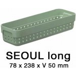 Plast Team Košík Seoul 23,8 x 7,8 x 5 cm zelený – Hledejceny.cz