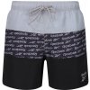 Koupací šortky, boardshorts Reebok Albie Swim Shorts Black/Grey