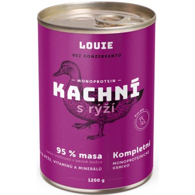 Louie kachní s rýží 1,2 kg – Zboží Mobilmania