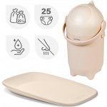 Nattou Koš na pleny Dropy Taupe 27 cm 20 litrů – Zboží Mobilmania
