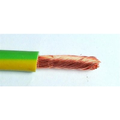 NKT CYA 6mm² žlutozelený 1 m – HobbyKompas.cz