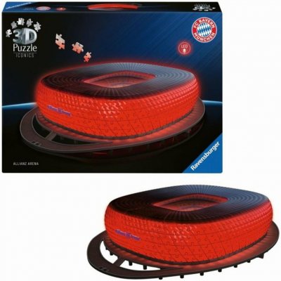 Ravensburger 3D puzzle Iconics svítící Allianz Arena 264 ks – Hledejceny.cz