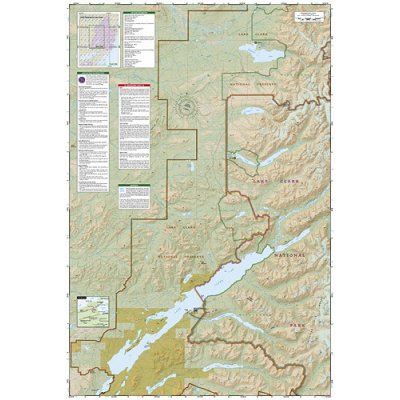 Lake Clark národní park Alaska turistická mapa GPS komp. NGS – Hledejceny.cz