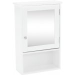 Kondela Kondela Závěsná skříňka se zrcadlem ATENE TYP 2 - bílá – Sleviste.cz