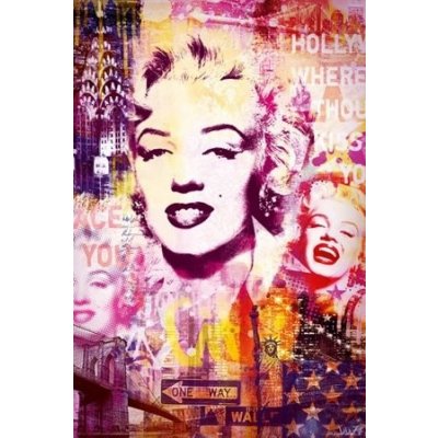 Plakát - Marilyn Monroe city collage – Zbozi.Blesk.cz