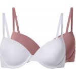 esmara podprsenka, 2 kusy růžová/bílá – Sleviste.cz
