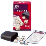 Dino Kostky cestovní set 6ks s kelímkem a bločkem – Zboží Dáma