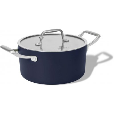 Elmich Nepřilnavý keramický hrnec Vital 18 cm 2 l tmavě modrá – Hledejceny.cz
