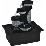 Nabytek XL Interiérová fontánka s LED osvětlením, polyresin – Zboží Dáma