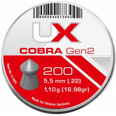 Diabolky Umarex Cobra Gen2 200 ks 5,5 mm – Sleviste.cz