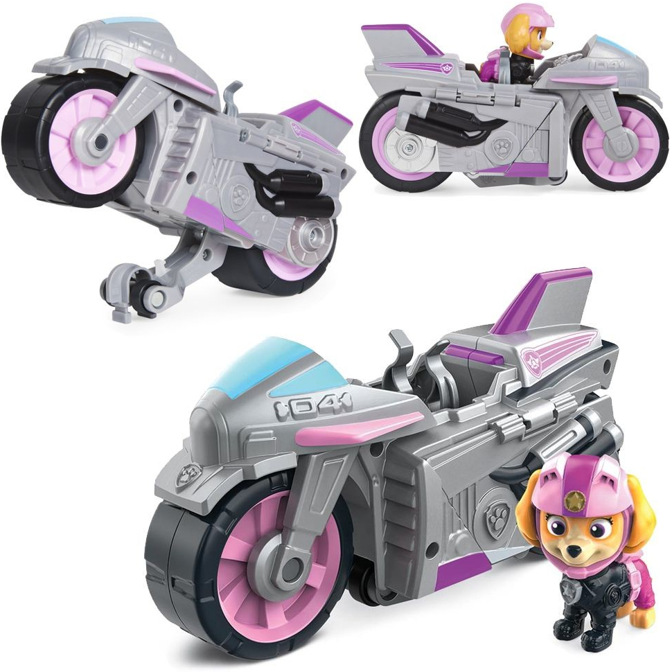 Spin Master Paw Patrol Tlapková Patrola Moto Pups motorka s figurkou Skye