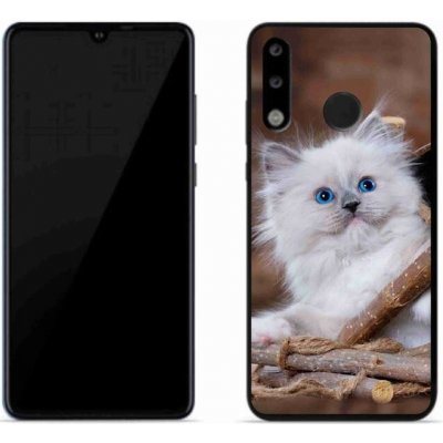 Pouzdro mmCase Gelové Huawei P30 Lite - bílé kotě – Zboží Mobilmania