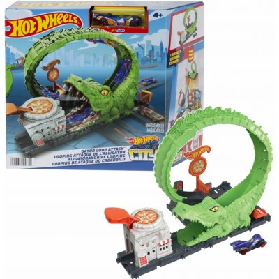 Hot Wheels City Gator Loop Attack playset​​ – Zboží Dáma