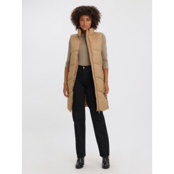 Vero Moda dámská vesta VM Uppsala 10273950 Tigers Eye