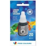 Airbrush barva tekutá Food Colours Black Černá 20 ml – Sleviste.cz