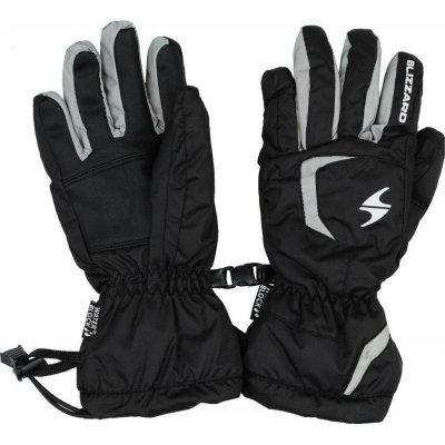 Blizzard Lyžařské rukavice Reflex junior ski gloves, black/silv – Hledejceny.cz