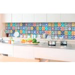 Dimex KI-350-079 Samolepicí fototapeta do kuchyně Starobylé kachličky rozměry 350 x 60 cm – Hledejceny.cz