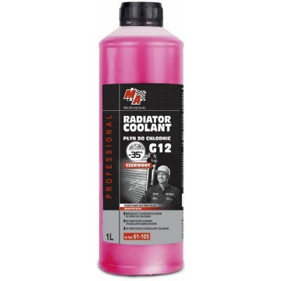 Moje Auto Nemrznoucí kapalina do chladiče G12 červená -35°C 1 l – Zboží Mobilmania