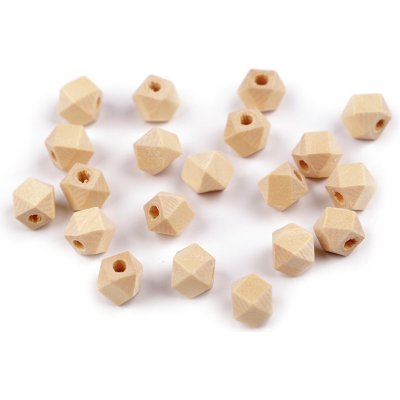 Stoklasa Dřevěné korálky nelakované 8x8 mm přírodní sv. – Hledejceny.cz