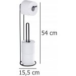 Wenko Lugano Stojan na papír a toaletní kartáč – Zboží Dáma