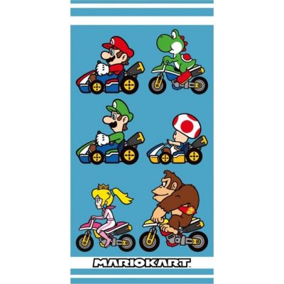 Carbotex Plážová osuška Super Mario Kart 70 x 140 cm – Hledejceny.cz